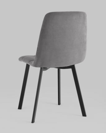 Стул Оливер Скуаре велюр Темно-серый / Oliver Square_5